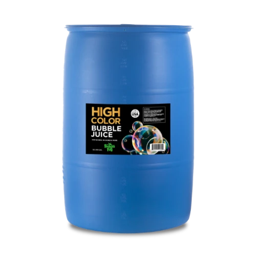 Froggy's Fog BU-HC-55 HIGH COLOR Bubble Juice - Strong Long-Lasting Iridescent Brilliant (55 Gallon) (BU-HC-55)