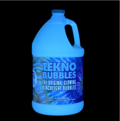 Froggy's Fog TB-BL-55 Tekno Bubbles - BLUE UV Blacklight Reactive (55 Gallon) (TB-BL-55)