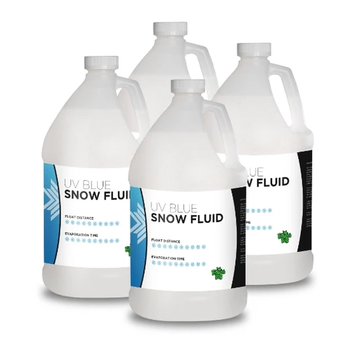 Froggy's Fog SN-UVB-4 BLUE UV Blacklight Reactive Snow Juice Machine Fluid (4 Gallon) (SN-UVB-4)
