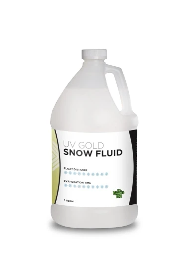 Froggy's Fog SN-UVG-1 Gold UV Blacklight Reactive Snow Machine Fluid (1 Gallon) (SN-UVG-1)