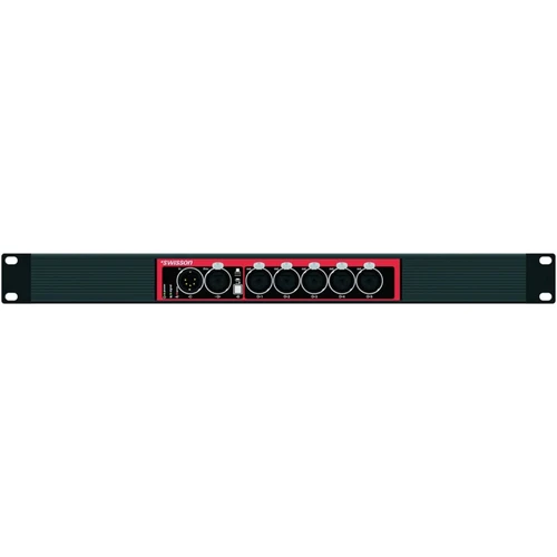 Swisson XSP-3R-US DMX Splitter & Booster Rack Style (XLR 3-Pin, 5-Output) (XSP-3R-US)