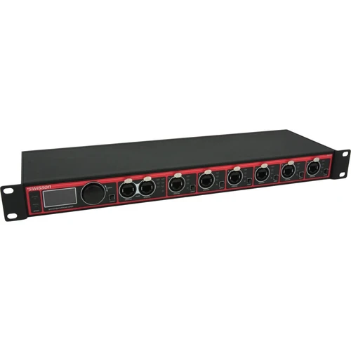 Swisson XPD-28-5R8-US DMX & RDM Splitter - 2x 5-Pin XLR Inputs - 8x 3-Pin XLR Outputs (XPD-28-5R8-US)