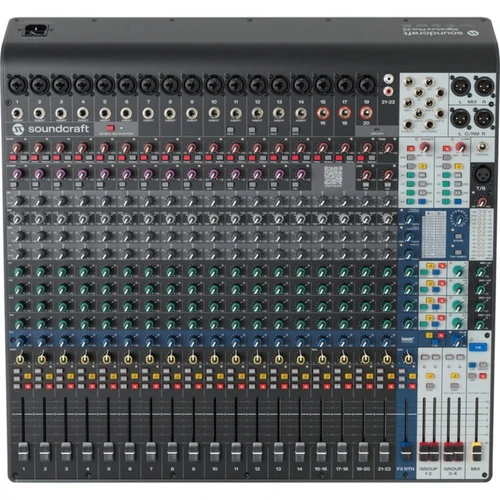Soundcraft SCR-SIGPLUS22-US 22-Channel Analog Mixer with Lexicon Effects (SCR-SIGPLUS22-US)