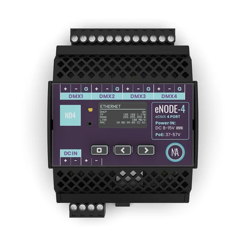 Nicolaudie eNODE-4 DMX Distribution over Ethernet Node (eNODE-4)