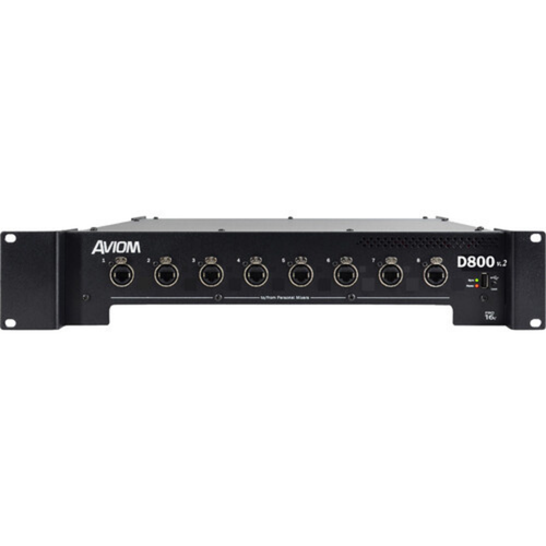 Aviom D800 v.2 A-NET Distributor with A-Net Bridge Input (D800 v.2)