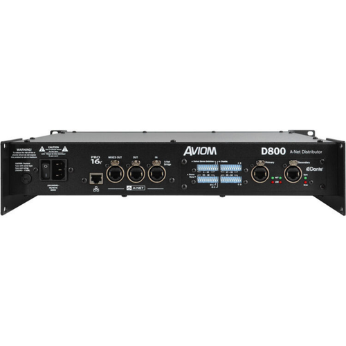 Aviom D800-Dante v.2 A-Net Distributor with A-Net Bridge Input (D800-Dante v.2)