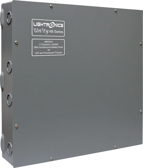 Lightronics AB0302A Unity Architectural Ballast Drivers 3 Channels 2400 Watts Each (AB0302A)