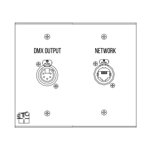 ETC ECPB DMXOUT/NET ETC ECPB DMXOUT/NET