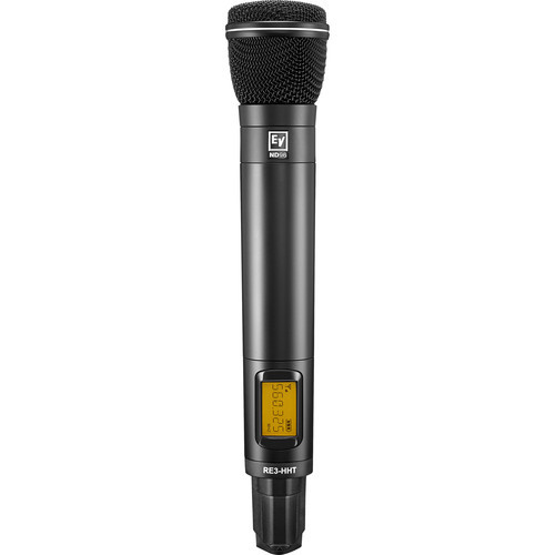 Electro-Voice RE3-HHT96-6M Handheld Transmitter with ND96 Head 653-663 MHz (RE3-HHT96-6M)