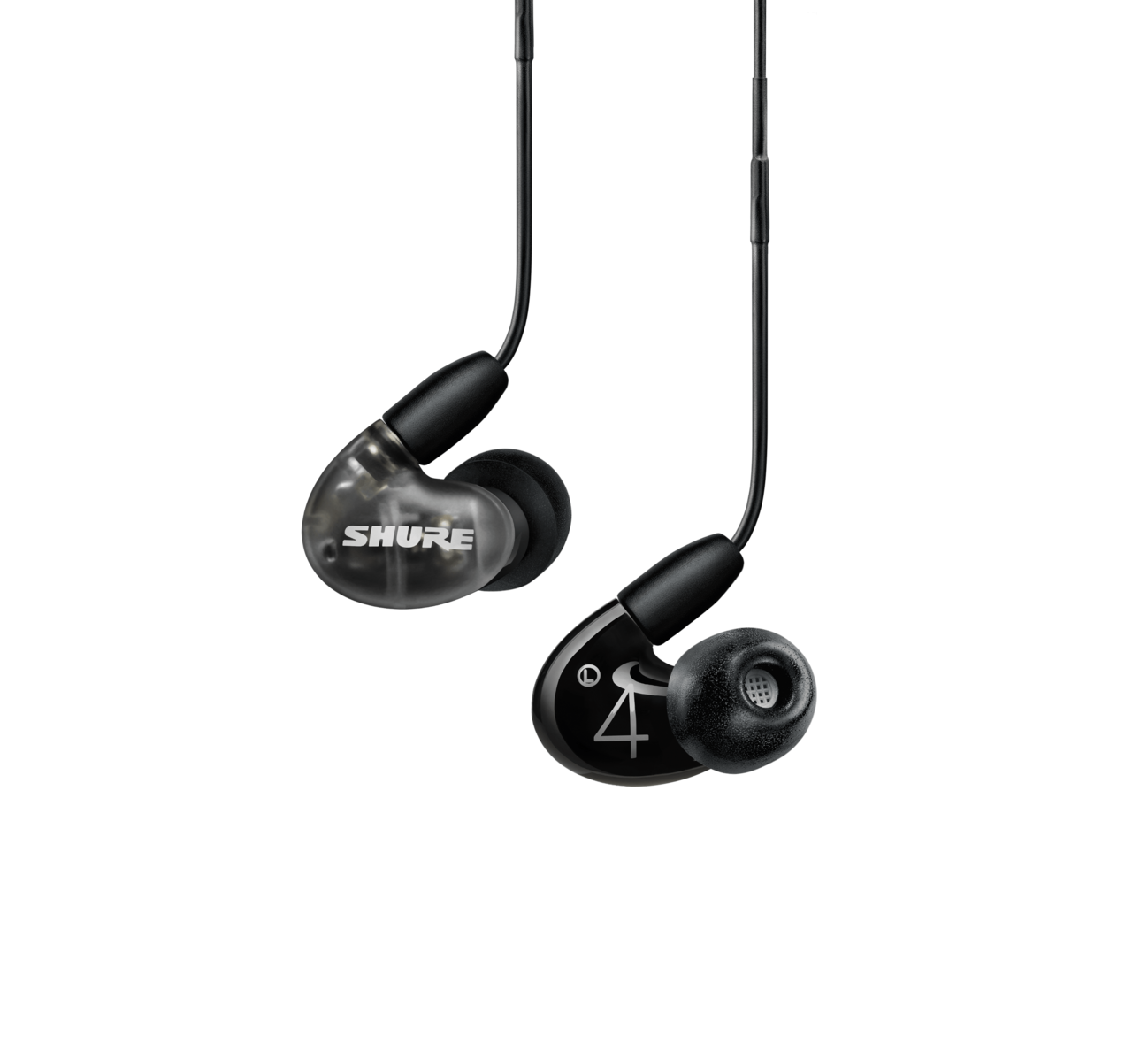 Shure AONIC４SE42HYBK＋UNI‐A Shure AONIC 4 Sound-Isolating Earphones (Black) SE42HYBK+UNI B&H