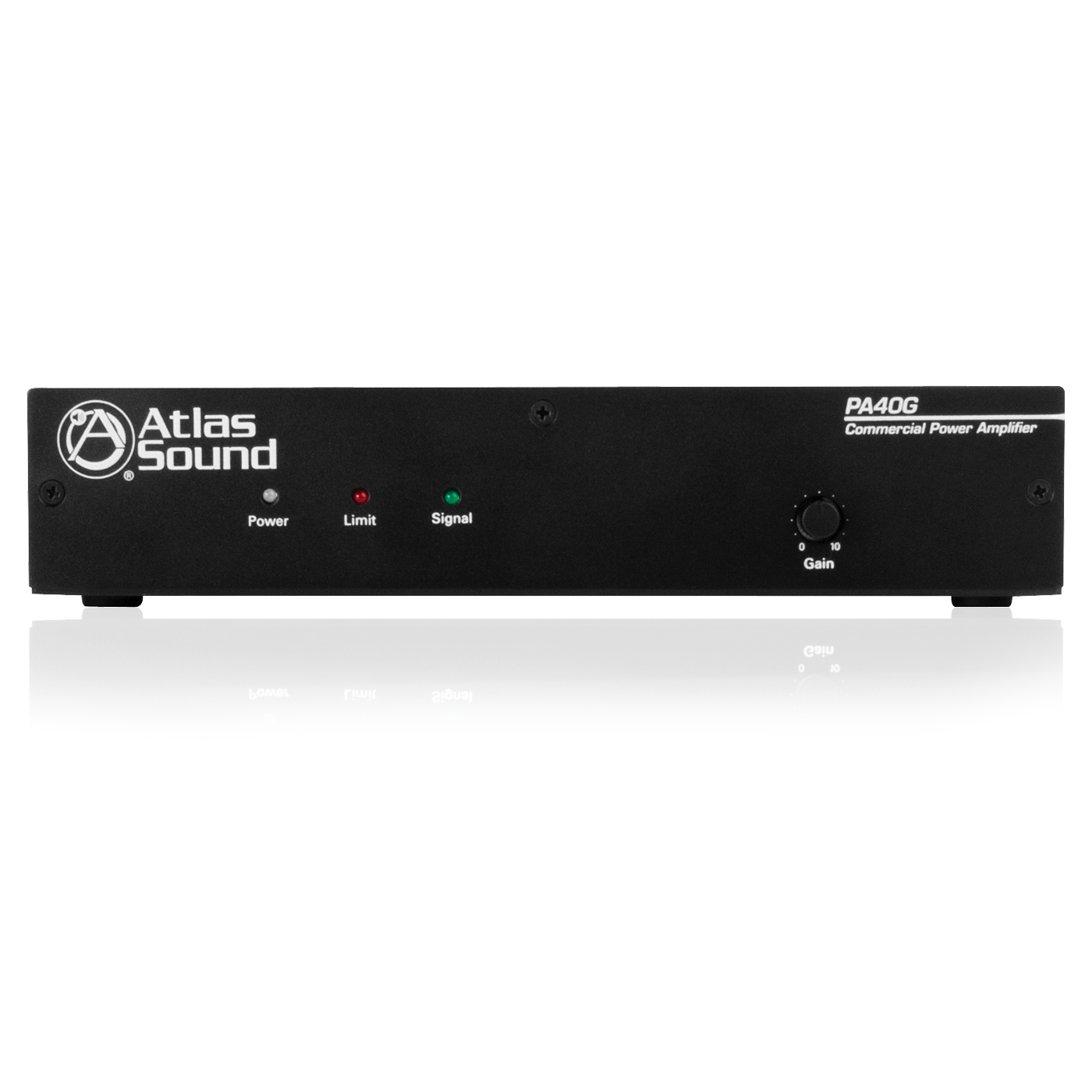 Atlas Sound PA40G Single Channel 40W Power Amplifier with Global Power  Supply, image size:1400x1400