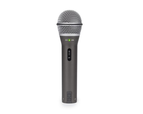 SAMSON Q2U ダイナミックマイク Samson Q2U Recording Package USB-XLR Dynamic Microphone