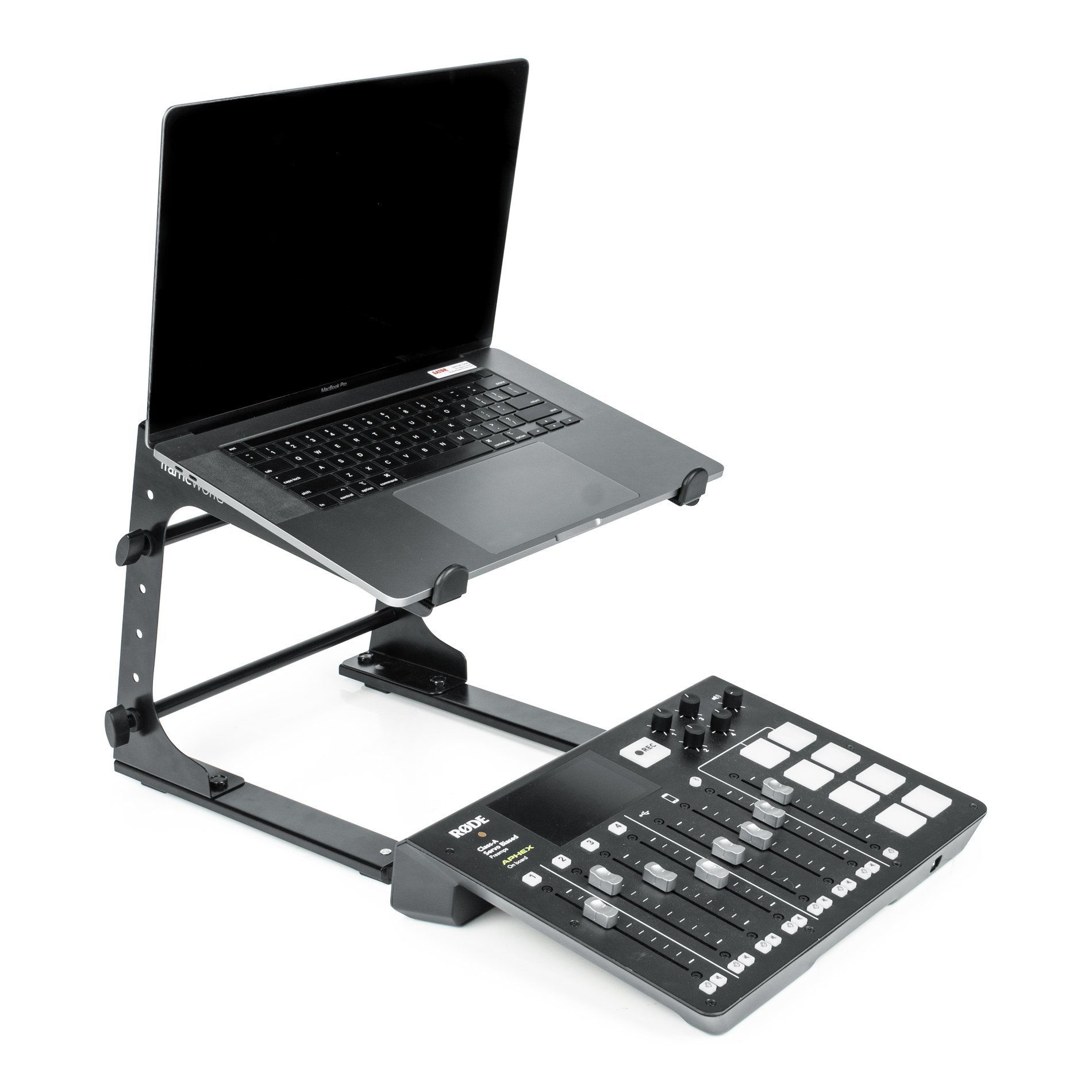 Rode Rodecaster Pro 2 Stand - Desk Stand - Easy Setup, Non Slip Feet, Riser