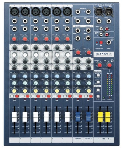 Soundcraft EPM 6 元箱付き Soundcraft EPM6 6-Channel Analog Mixer - GoKnight