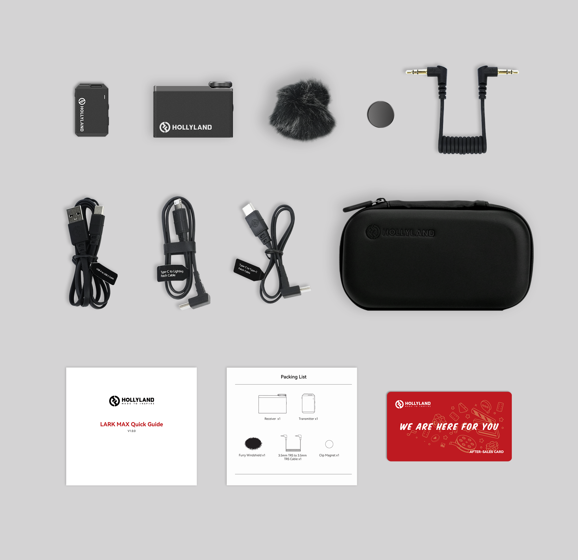 Hollyland LARK MAX Solo-B All-In-One Wireless Lavalier Hollyland LARK MAX Solo-B All-In-One Wireless Lavalier