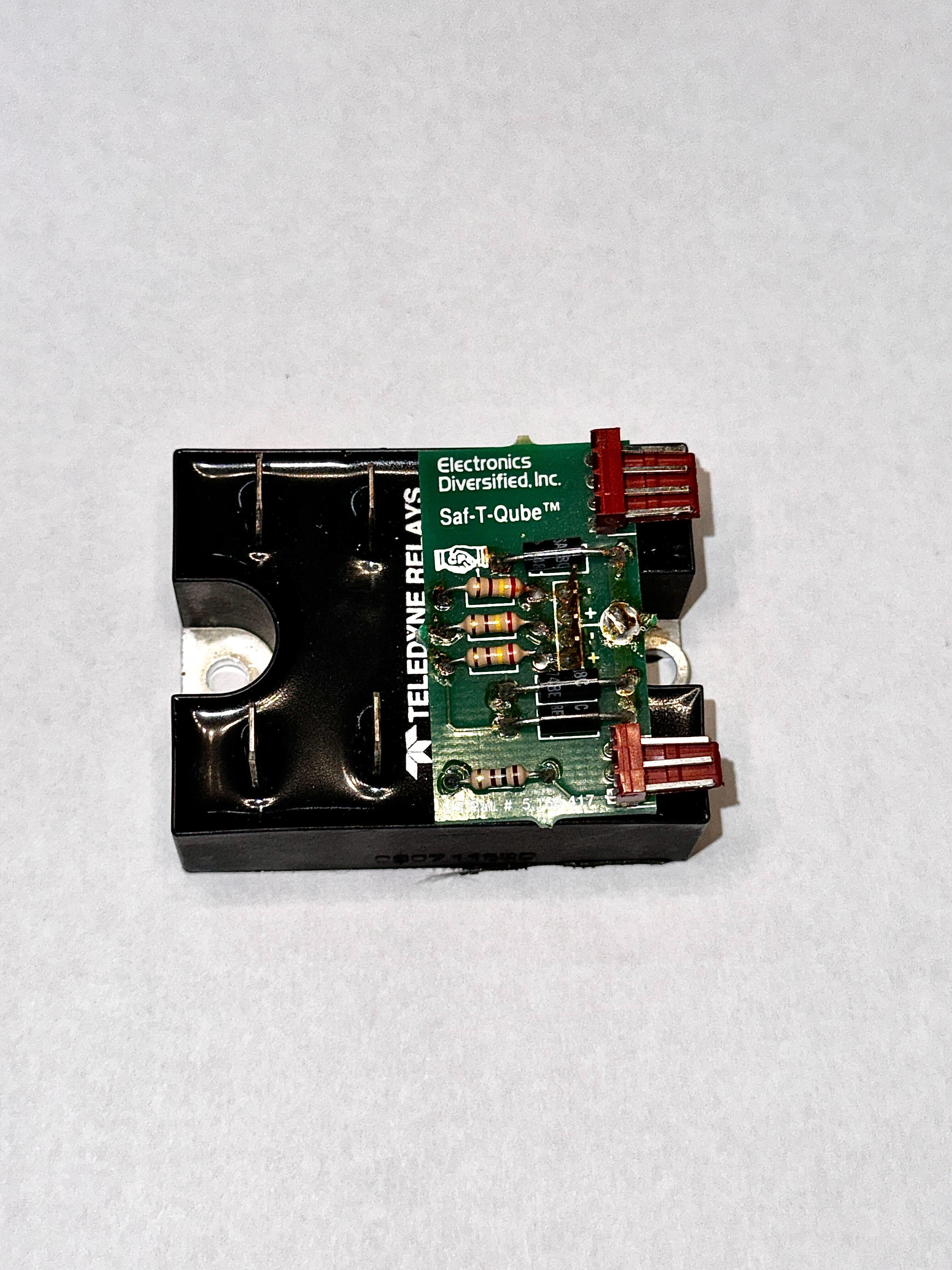 EDI Prolite Solid State Relay with Custom PCB Saf T Qube Board installed parallel pins GoKnight