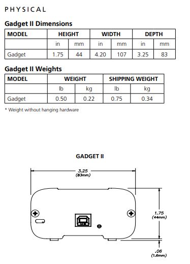 Gadget II USB to DMX/RDM Interface