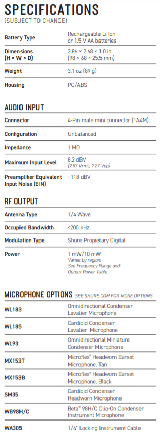 SHURE SLXD24E BETA87A