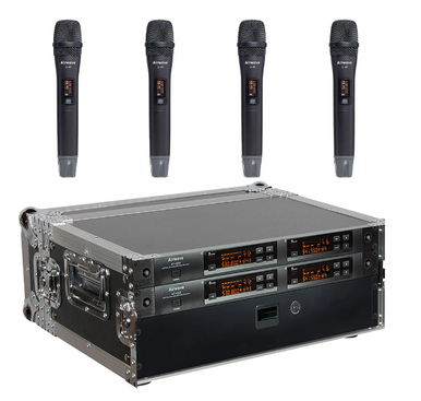 Airwave Technologies AT-HH4CH Turnkey 4 Channel Wireless System Package ...