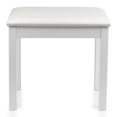 Gator GFW-KEYBENCH-WDWH Traditional Wooden Piano Bench In White - GoKnight