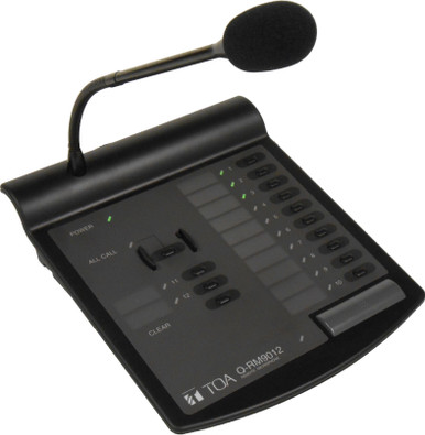 TOA Q-RM9012PS Remote Paging Microphone - GoKnight