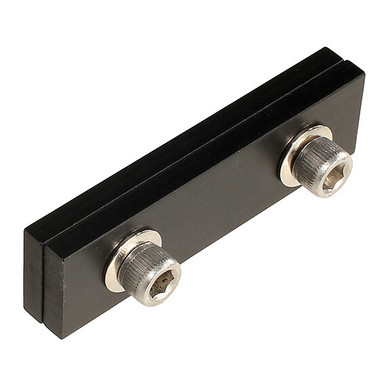 Double Track Splice The Light Source M140TSB Double I Beam Curtain Track Splice Black ...