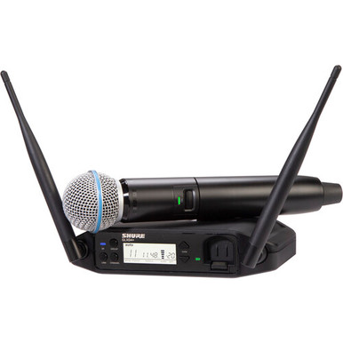 Shure GLXD24+/B58-Z3 Dual-Band Wireless Vocal System with BETA 58A