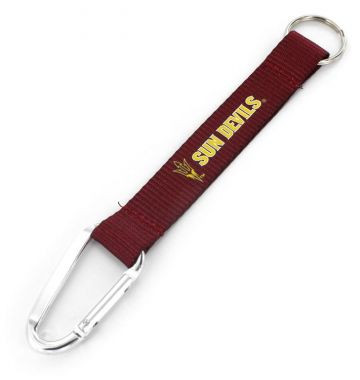 ARIZONA STATE CARABINER LANYARD KEYCHAIN