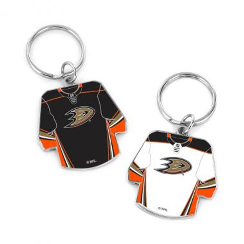 DUCKS REVERSIBLE HOME/AWAY JERSEY KEYCHAIN