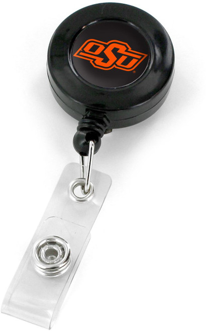 OKLAHOMA STATE BADGE REEL (BLACK) (NE)