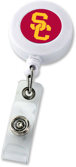 USC BADGE REEL (WHITE) (NE)