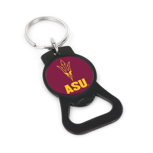 ARIZONA STATE (BLACK) BOTTLE OPENER KEYCHAIN