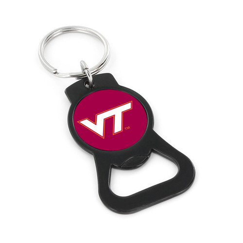 VIRGINIA TECH (BLACK) BOTTLE OPENER KEYCHAIN