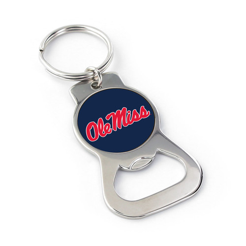 OLE MISS BOTTLE OPENER KEYCHAIN