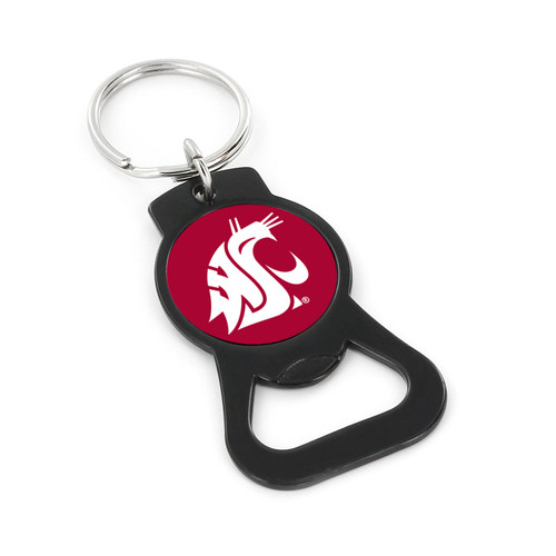 WASHINGTON STATE (BLACK) BOTTLE OPENER KEYCHAIN