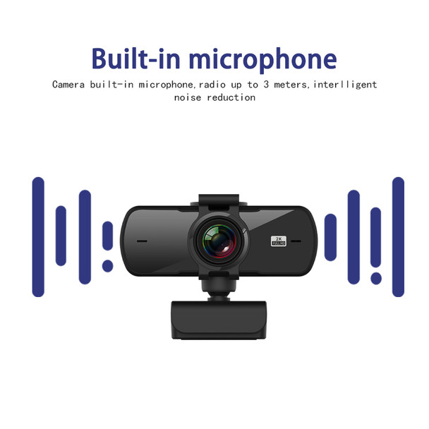 Webcam 2K Full HD 1080P Web Camera Autofocus With Microphone USB Web Cam For PC