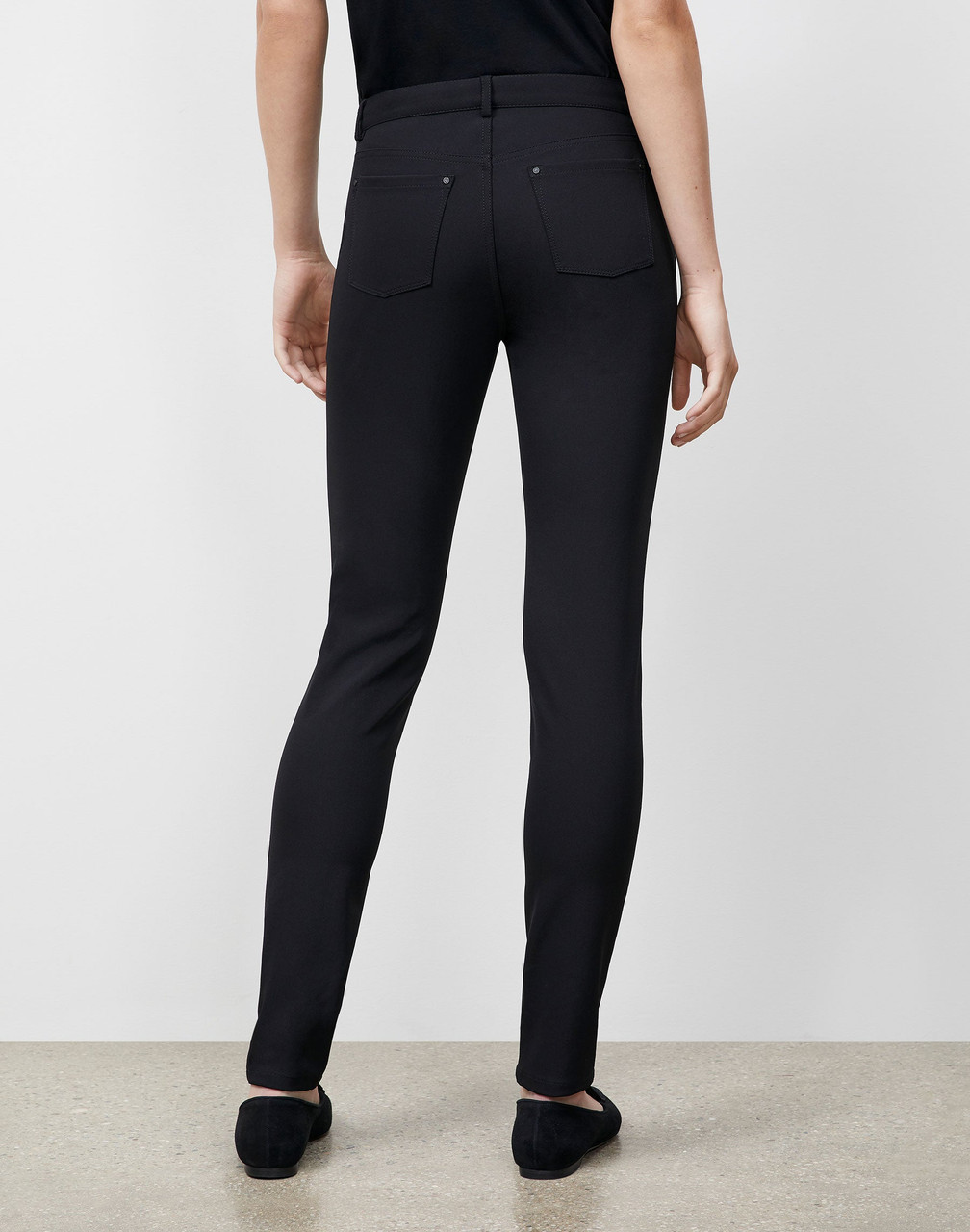 Lafayette 148 New York Acclaimed Stretch Mercer Pants in Shale