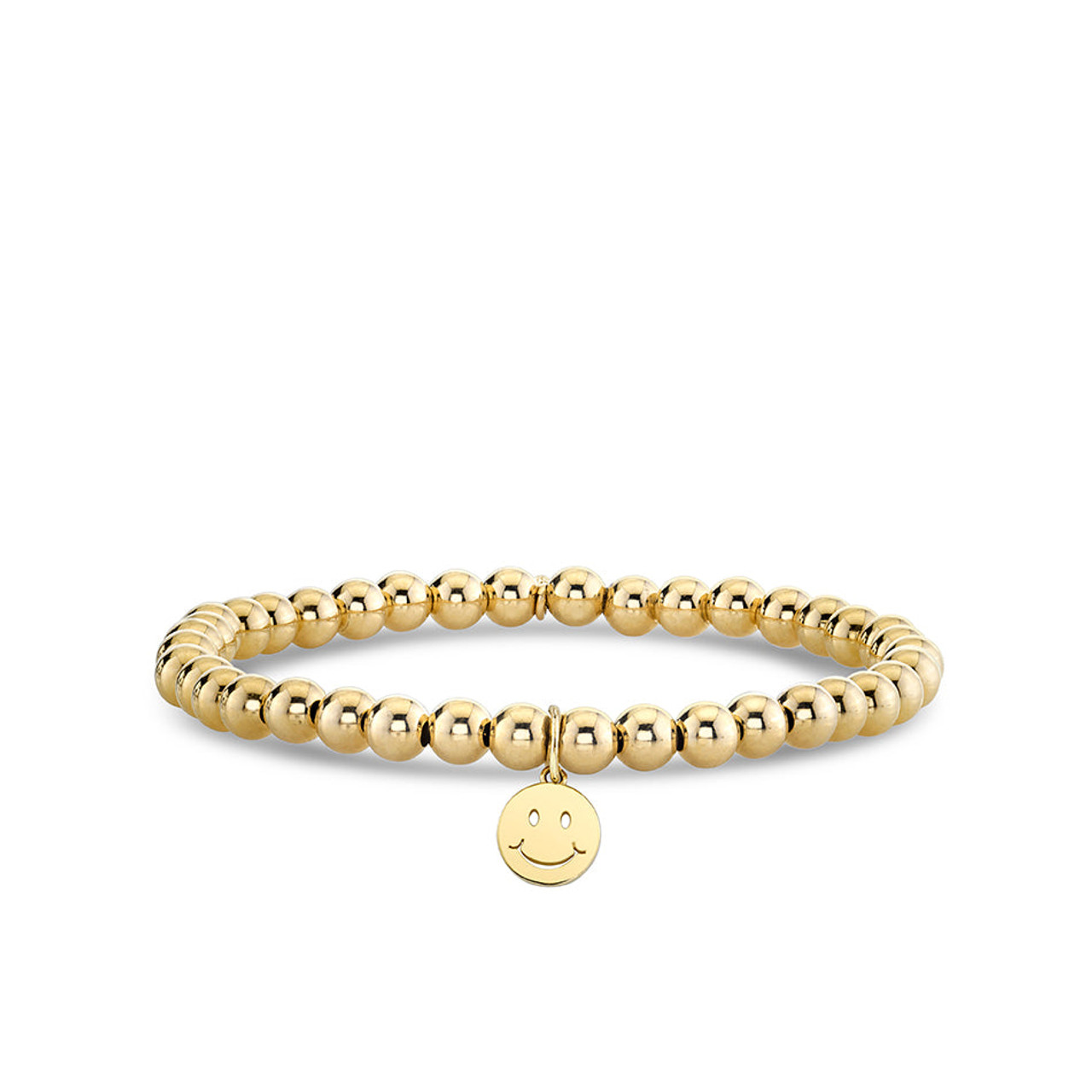 14k Gold Happy Face Jewelry Collection - Sydney Evan