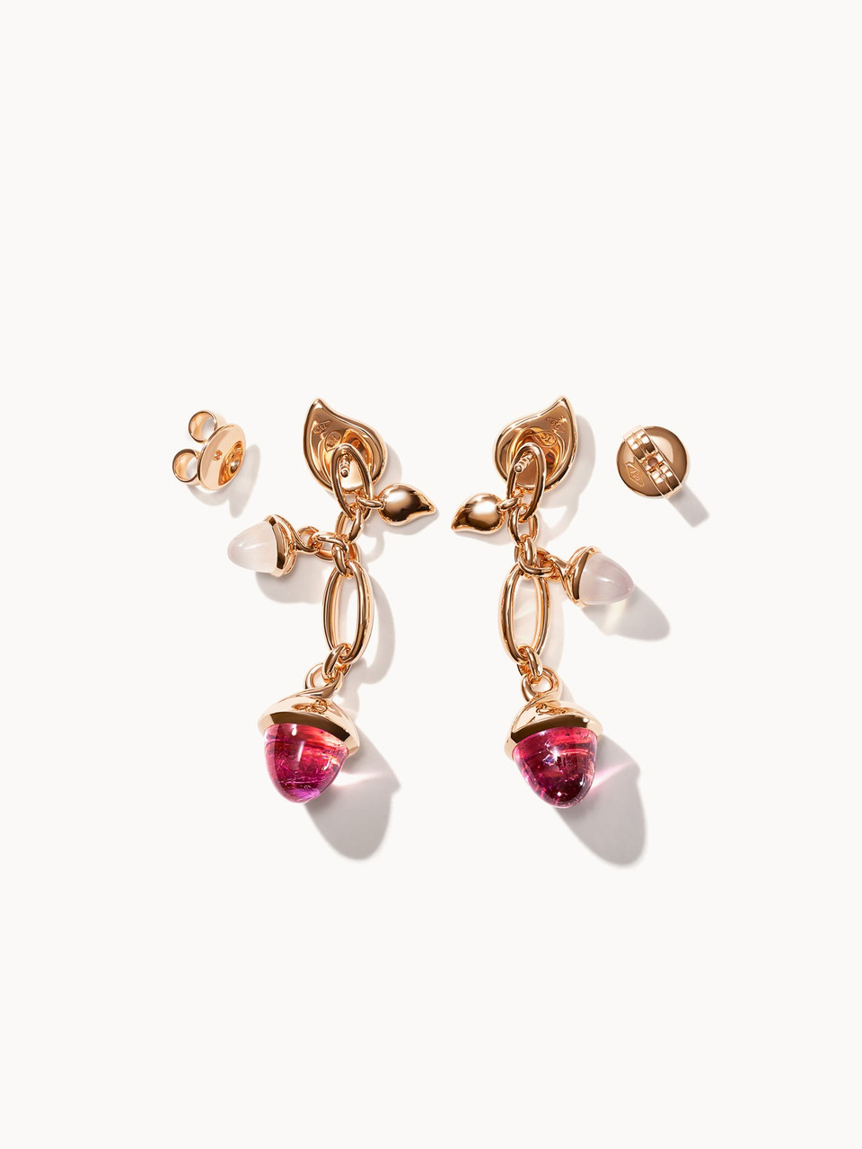 Tamara Comolli 18K Rose Gold Mikado Blush Dangling Earrings