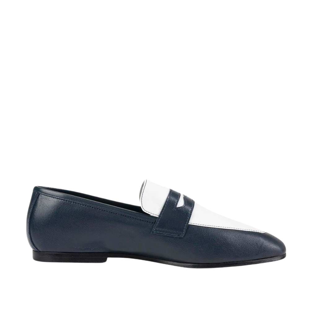 Sophique Milano Essenziale Classic Leather Loafer in Black/White display picture 2