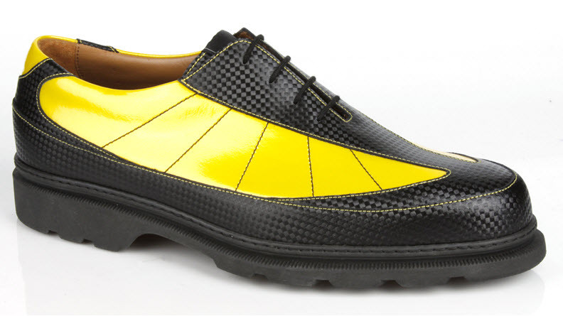 Michael Toschi Golf Shoes Michael Toschi G4 Golf Shoes Black / Blue Sole  main image 2