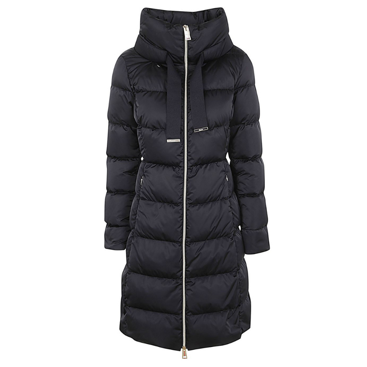 【送料&関税込】Herno Black Wool Capes Herno Half Medium Coat in Black
