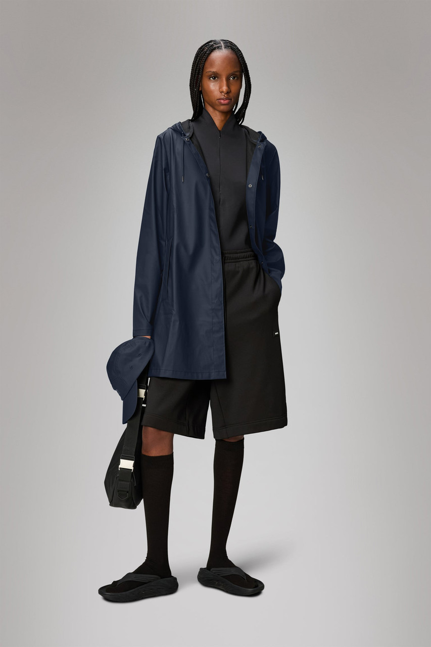 Rains A-line W Jacket in Navy