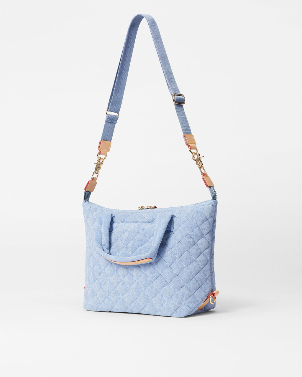 MZ Wallace Small Sutton Deluxe Novelty in True Light Denim