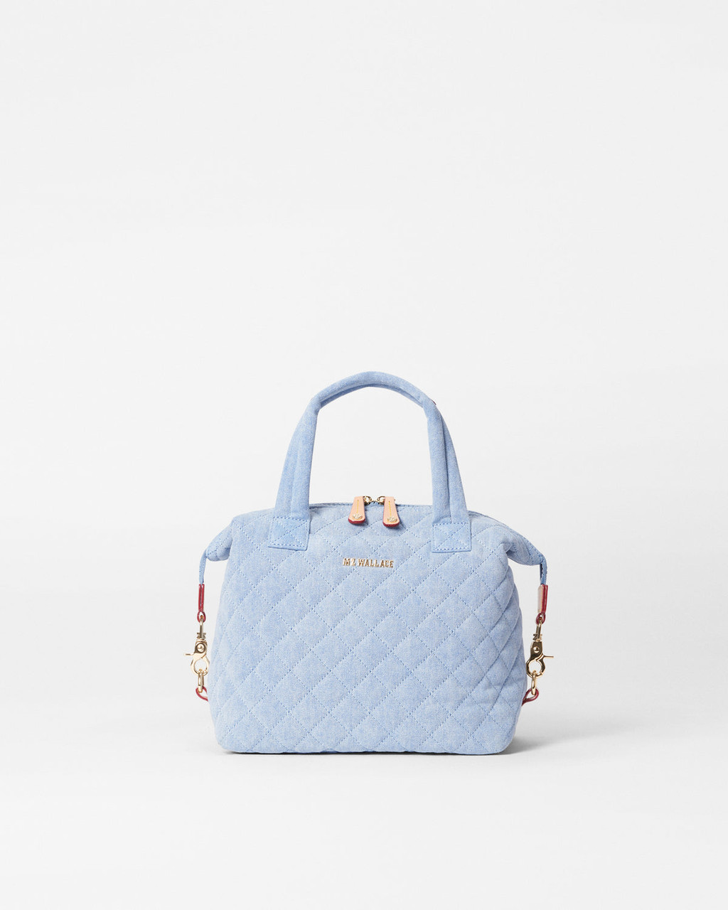 MZ Wallace Small Sutton Deluxe Novelty in True Light Denim