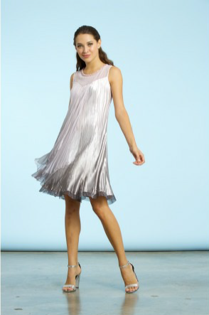 ombre chiffon dress