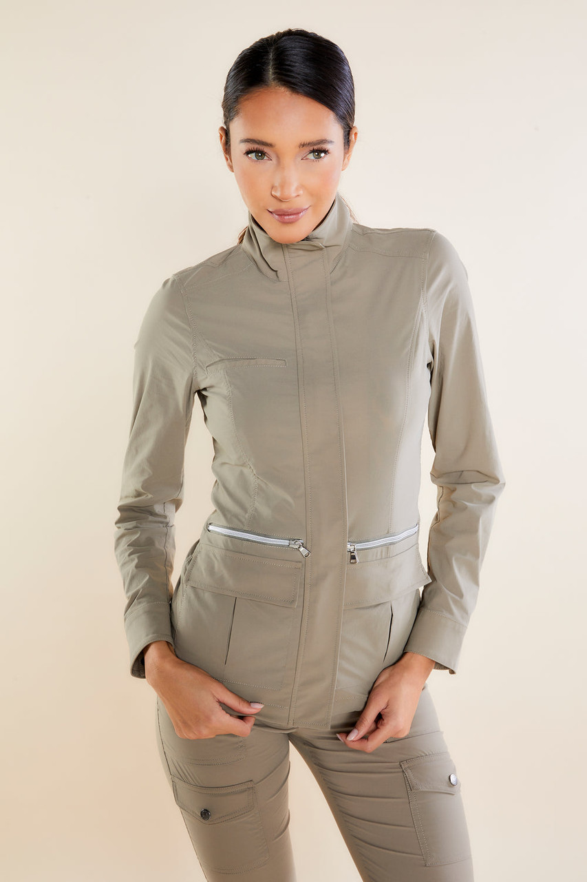 Anatomie Kenya Lightweight Safari Jacket in Khaki