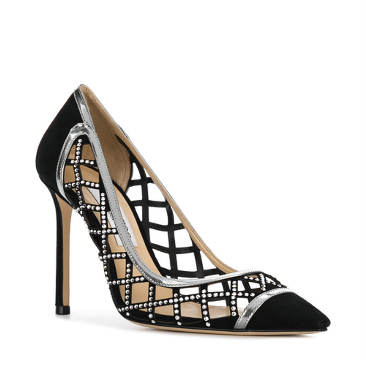 jimmy choo romy black glitter