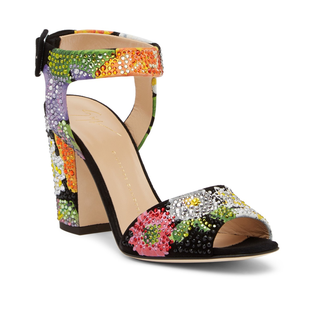 giuseppe zanotti flower heels