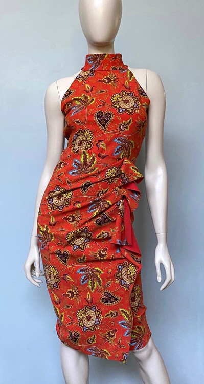 chiara boni red dress